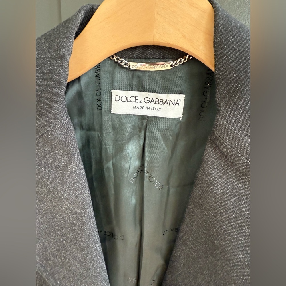 Dolce & Gabbana | Classic Single-breasted Dolce jacket Charcoal Blazer |• 44 - Picture 6 of 10
